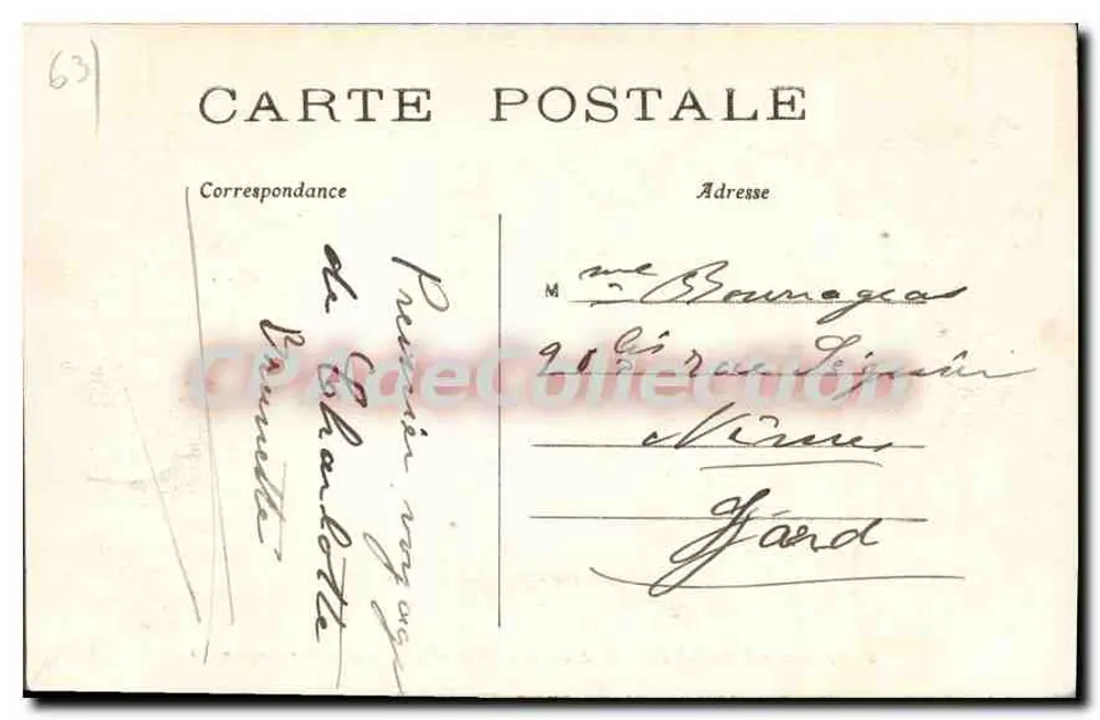 Grand Hôtel du Parc em St-Nectaire-le-Bas (P.-de-D.) — L. Hirondelle - Paris, n° 341 - Verso