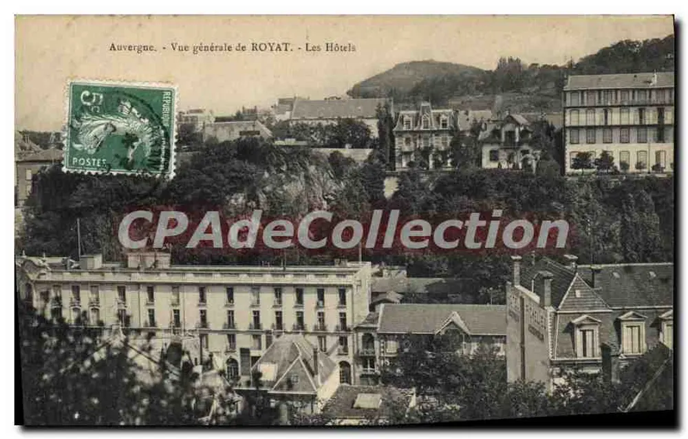 Royat — Allgemeiner Blick — Les Hôtels - Vorderseite