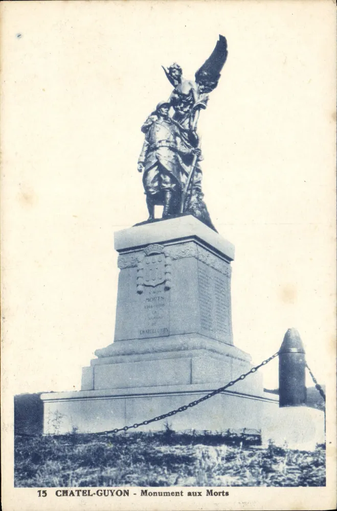 Châtel-Guyon - Monumento aos Mortos 1914-1918 - Frente