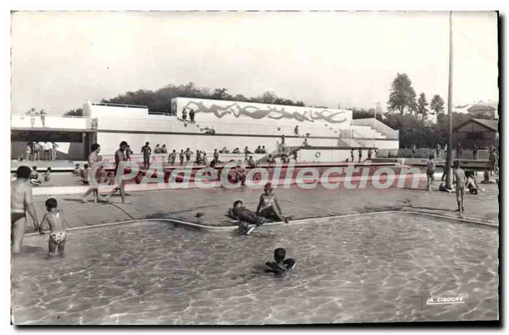 Schwimmbad in Châtelguyon — Thermal- und Touriststation — Verlag H. Cigogne - Vorderseite