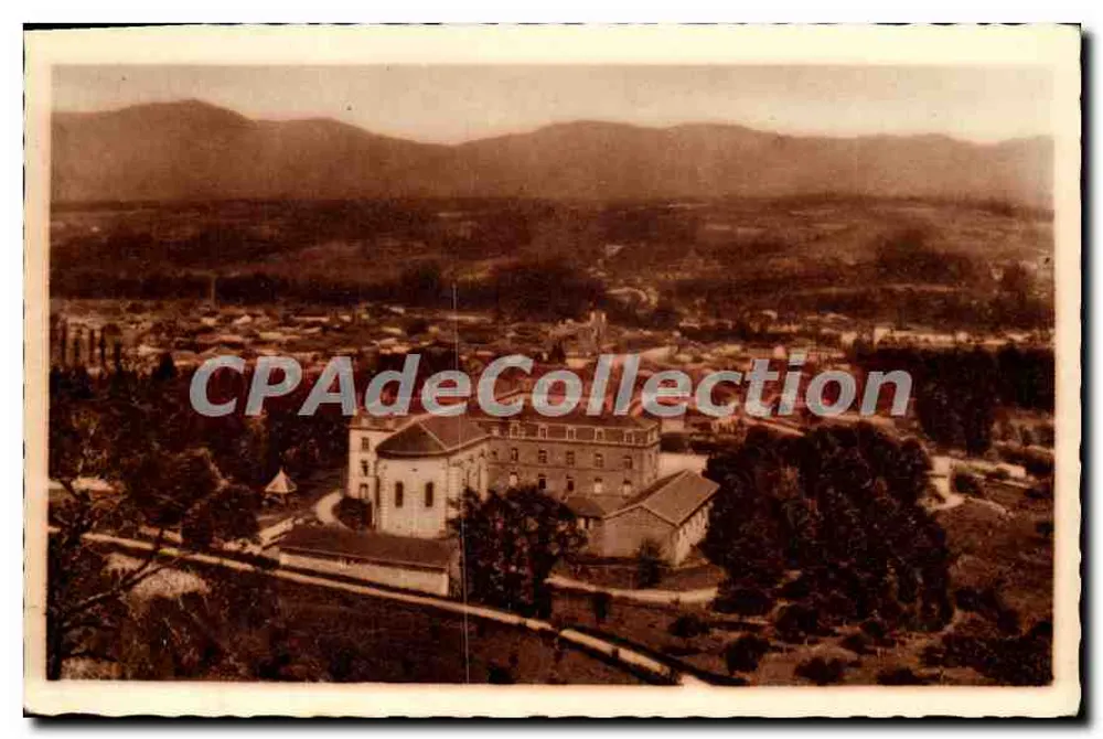 Auvergne - Courpière (P.-de-Dr.) - Collège Saint-Pierre und allgemeiner Blick - Vorderseite