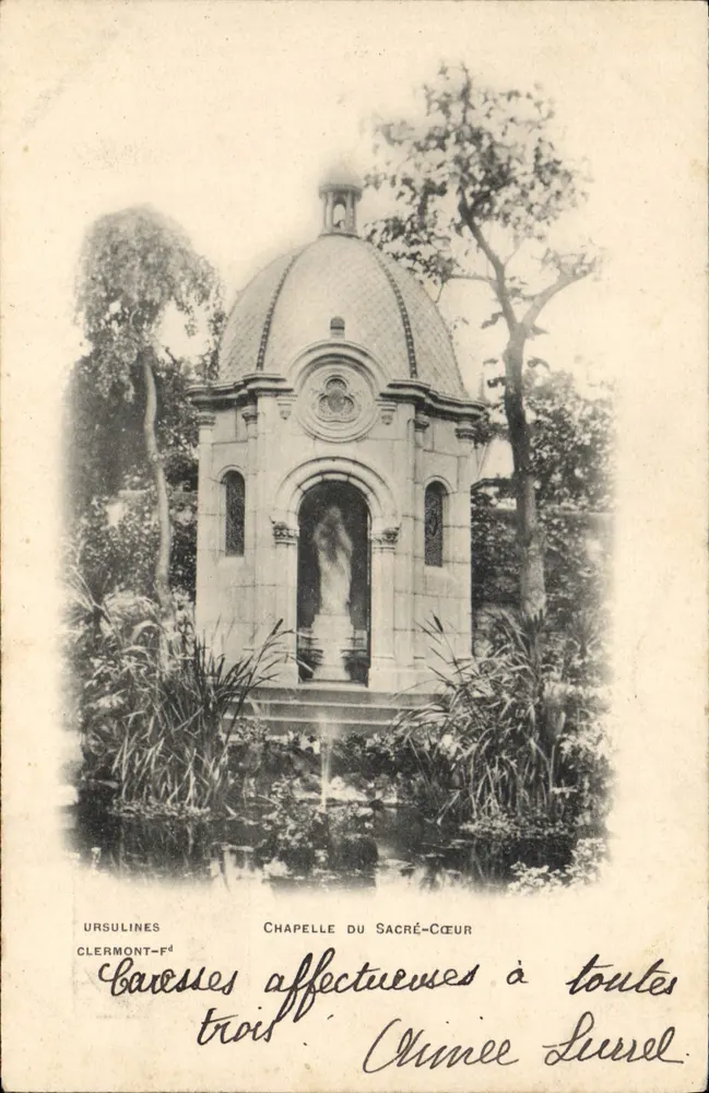 Kapelle des Heiligen Herzens — Ursulinen, Clermont-Fd — Verlag A. Bézian, Paris - Vorderseite