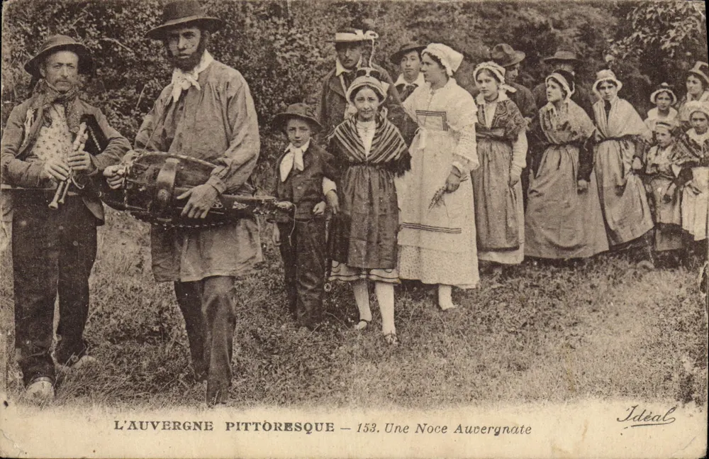 Die malerische Auvergne — 153. Eine Auvergnate Hochzeit — Ideal - Vorderseite