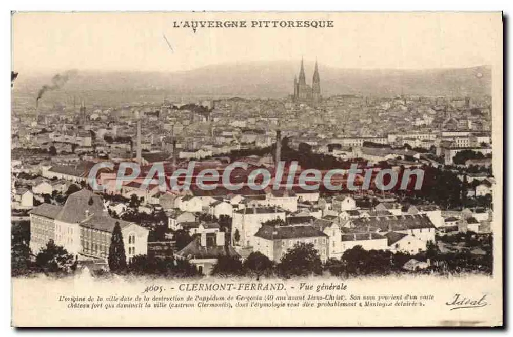 Clermont-Ferrand — Allgemeiner Blick — Die malerische Auvergne - Vorderseite