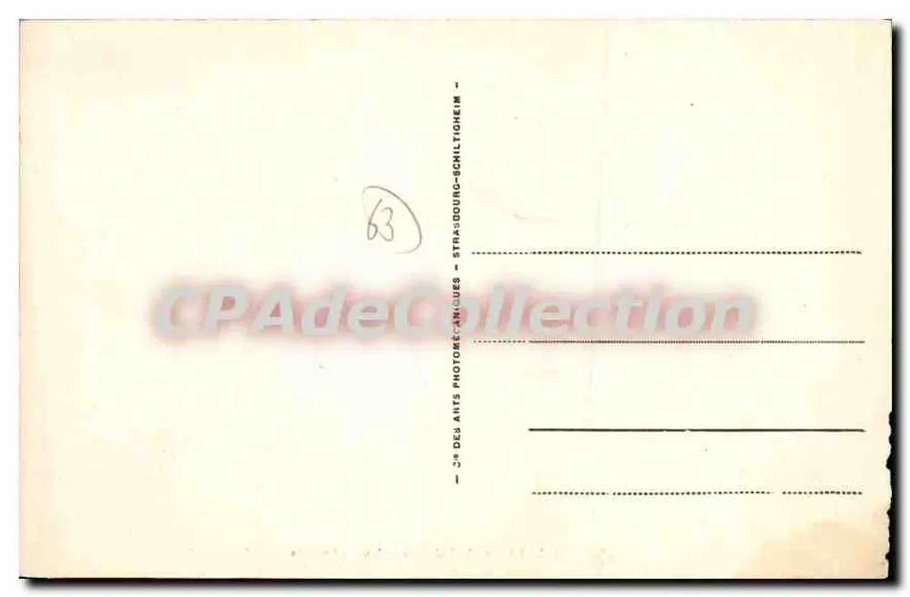Châtel-Guyon — Vista geral — editor ARC, n° 192 - Verso
