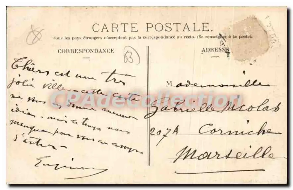 Thiers (P.-d.-D.) - Kapelle Saint-Roch und Rochers de Margeride — L. Hiecondell, Paris, Nr. 249 - Rückseite