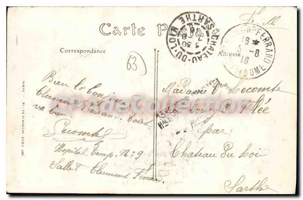 Clermont-Ferrand — O Teatro — ND. Fot. - Verso