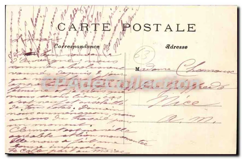 Clermont-Ferrand (Puy-de-Dôme) — Place de Jaude — Editor: 419 - Verso