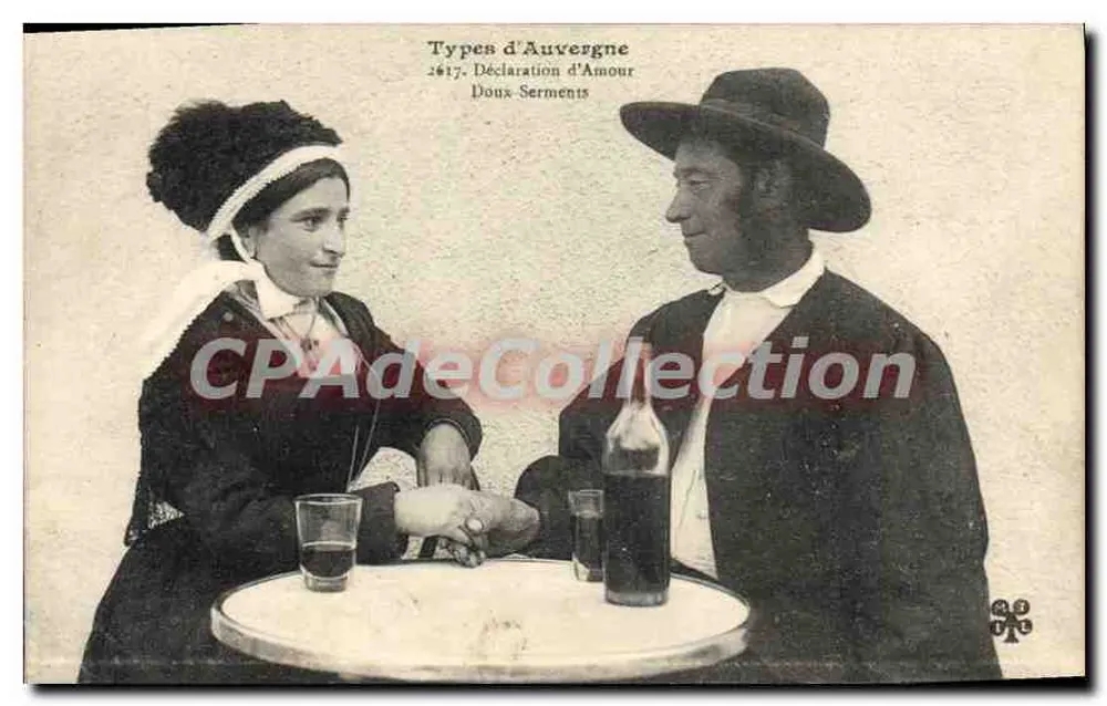 Auvergne Tipleri — Aşk Bildirimi — Tatlı Sözler - Ön yüz