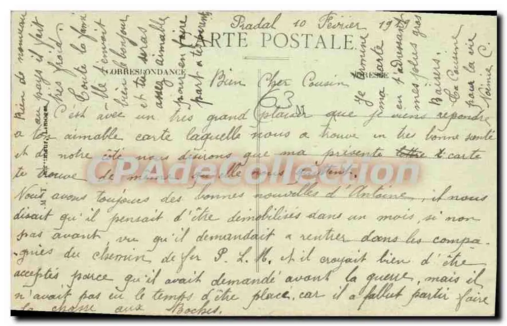 Auvergne Tipleri — Aşk Bildirimi — Tatlı Sözler - Arka yüz