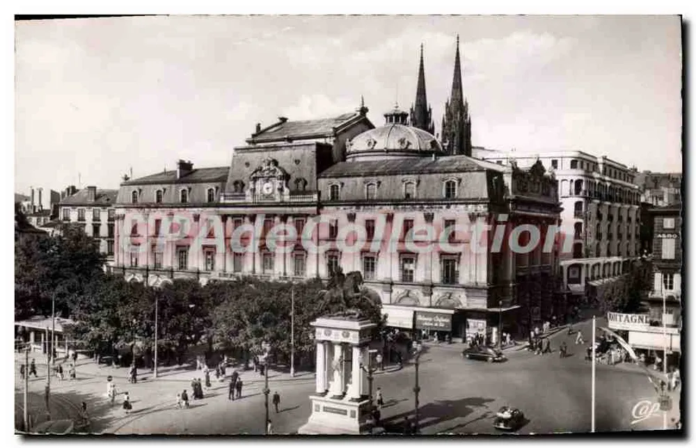 Clermont-Ferrand — Place de Jaude und das Theater — Réal-Photo - Vorderseite