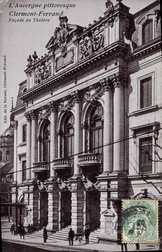 Clermont-Ferrand — Fassade des Theaters — Edit. de la Havane, Clermont-Ferrand - Vorderseite