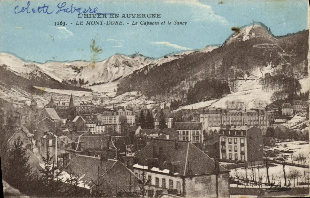 Winter in der Auvergne — Mount Dore, Capucin und Sancy — Colette Salvare - Vorderseite