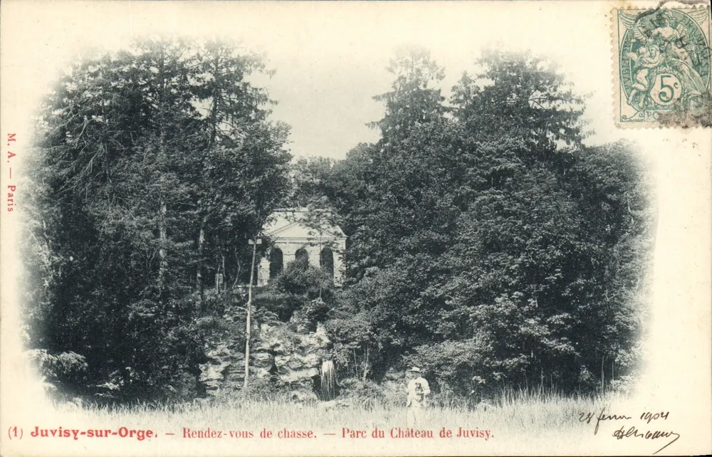Juvisy-sur-Orge — Jagdtermin — Park des Schlosses Juvisy — M.A. — Paris - Vorderseite