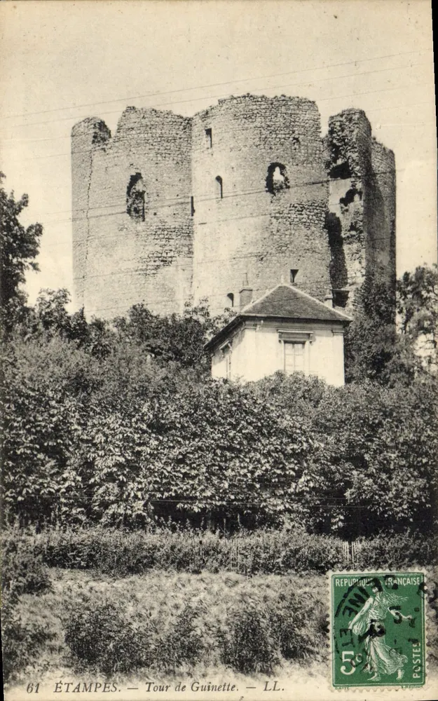 Étampes — Torre de Guinette — LL. - Frente