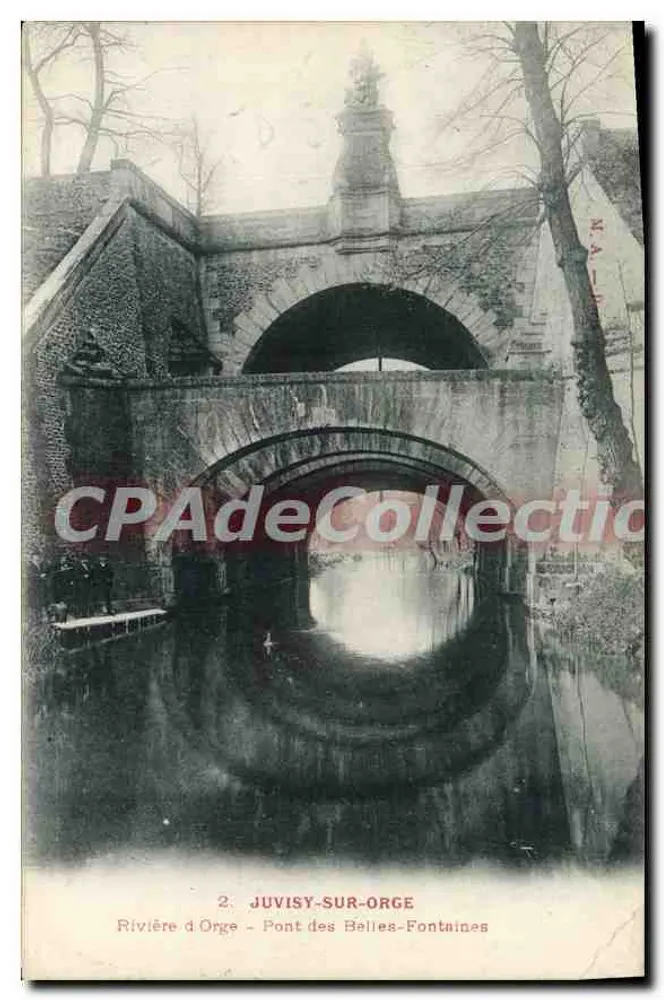Juvisy-sur-Orge — Fluss Orge - Brücke der schönen Fontänen — Verlag M.A.-D. - Vorderseite