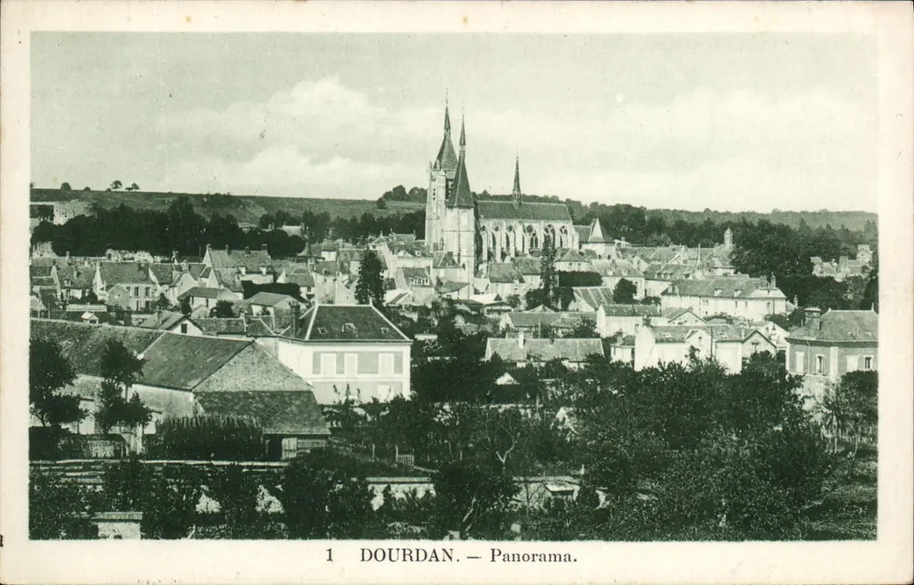 Dourdan — Panorama — Editor desconhecido, n° 1 - Frente