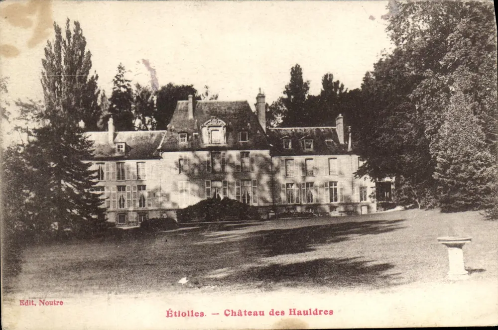 Étiolles — Castelo dos Hauldres — Édit, Noutre - Frente