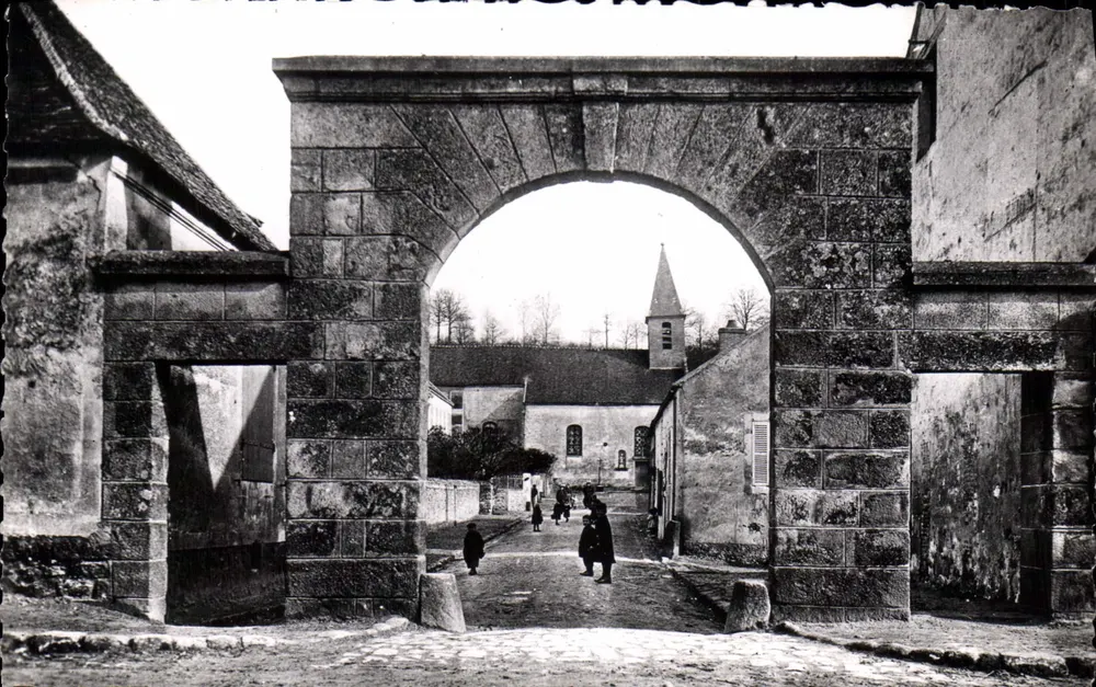 Villiers-Saint-Frédéric — Der Portal — Sammlung Pavie L'Hoste - Vorderseite