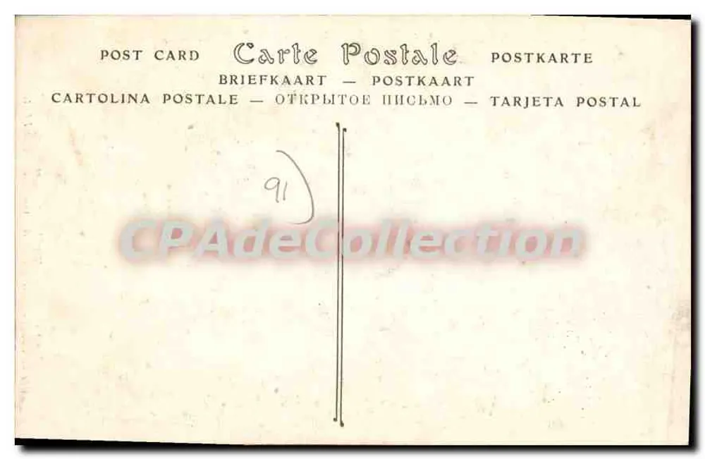 Reihe von Poplars, Champrosay (Seine-et-Oise) — Route de Ris-Orangis — ND Phot. - Rückseite
