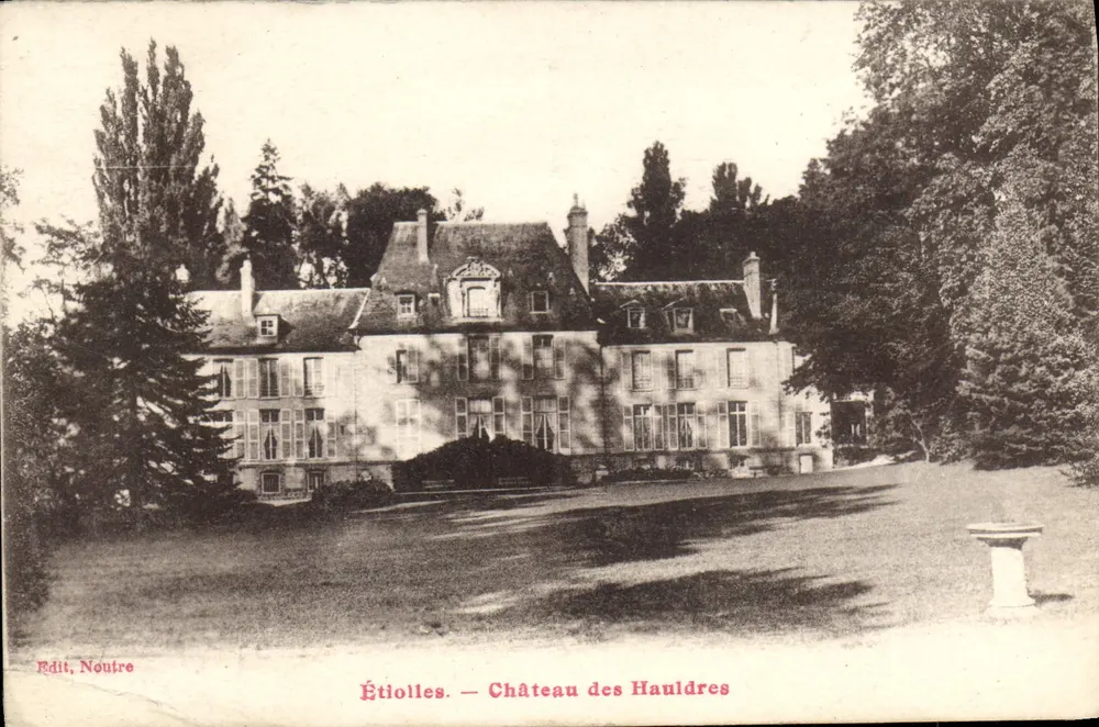 Étiolles — Castelo dos Hauldres — Edição, Noutre - Frente