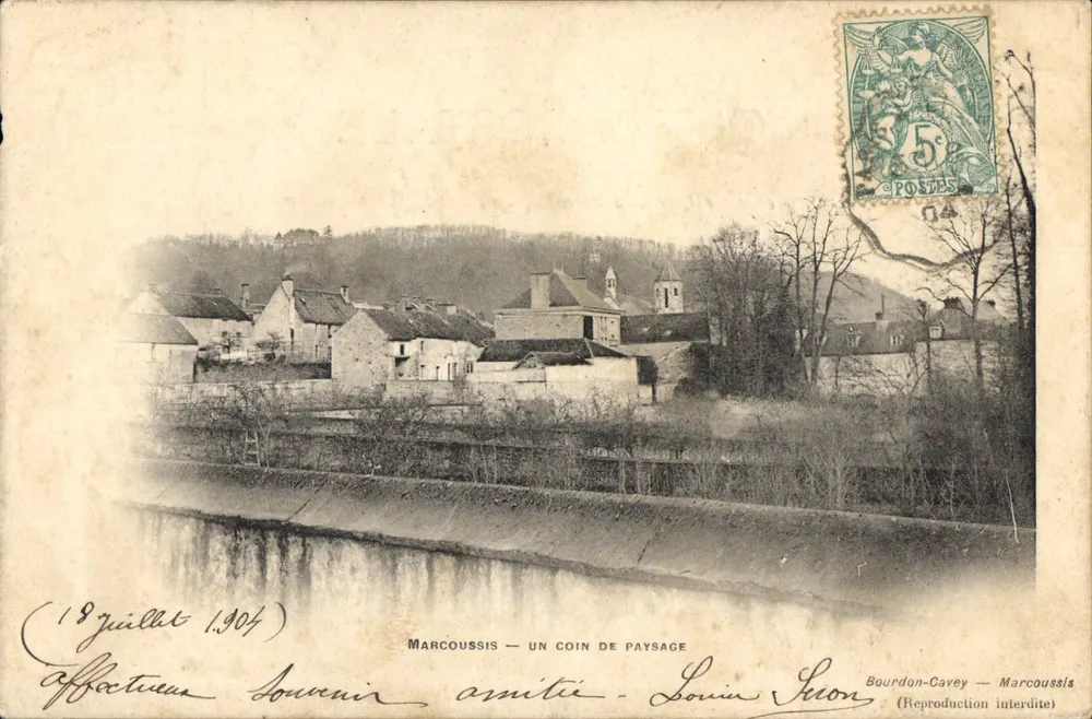 Marcoussis — Um canto de paisagem — Bourdon-Cavey - Frente