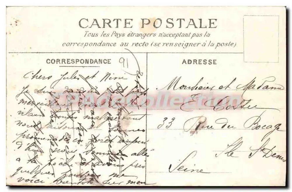 As margens do rio Yères em Périgny — Brunoy (S.-&-O.) — Cilène CHOPARD - Verso