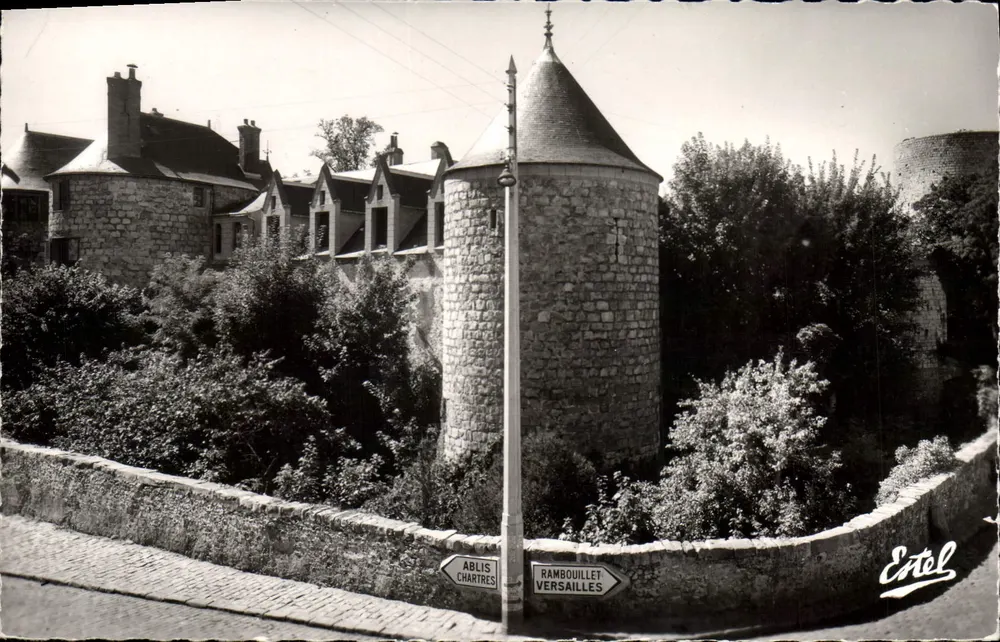 Schloss Dourdan — Die Befestigungen und Gräben — Éditions de Luxe Estel, n°20538 - Vorderseite