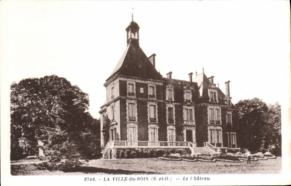 DIE STADT VILLE-DU-BOIS (S.-et-O) — Das Schloss — Photo-Delbey (Vosges) - Vorderseite