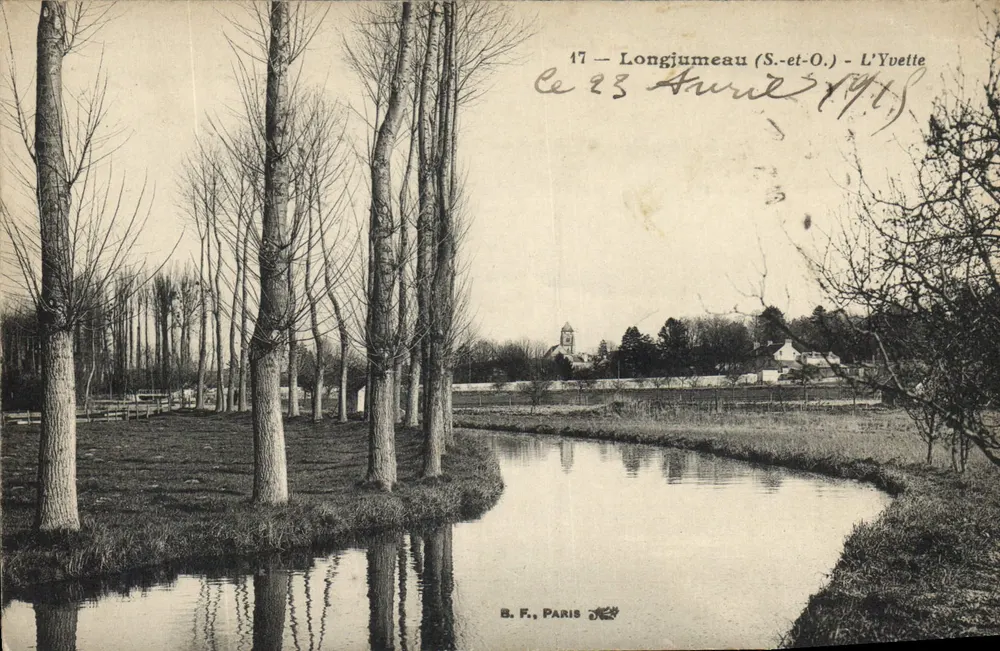 Longjumeau (S.-et-O.) - De Yvette — B. F., Parijs - Voorkant