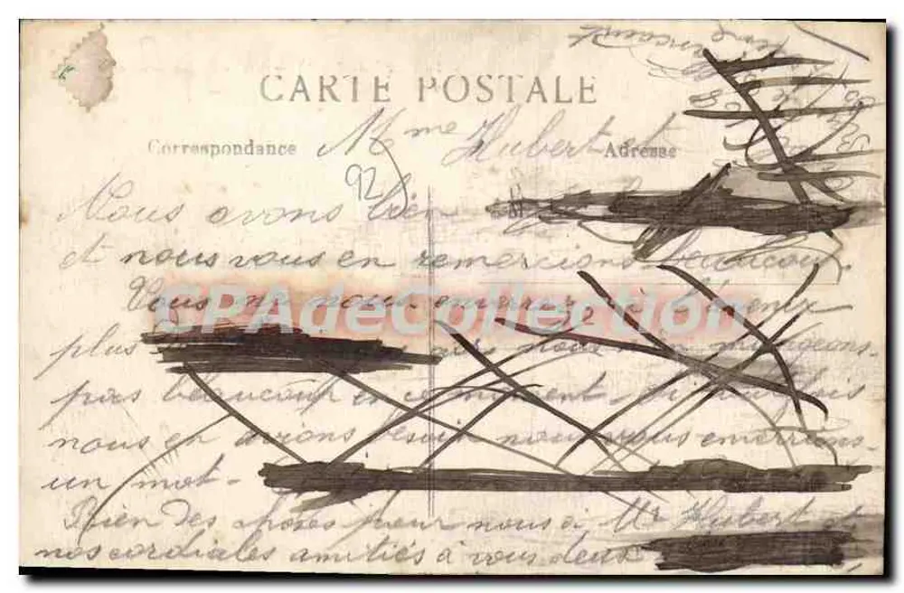Boulogne — Die Gärten der Stadtverwaltung — Ansichtskarte Nr. 311 - Rückseite