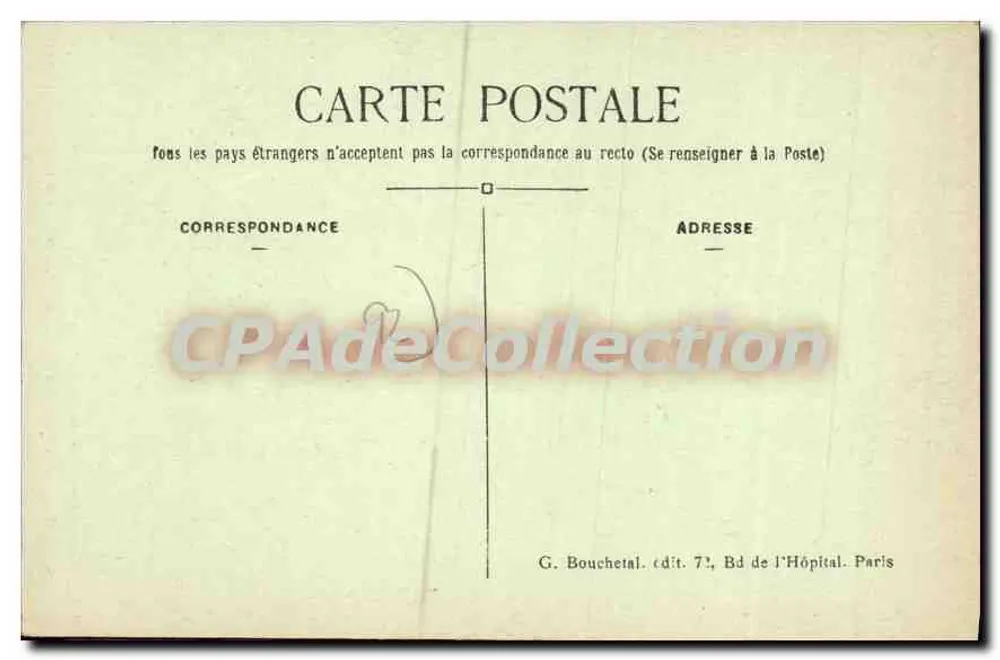 Bagneux — Innenansicht der Kirche, gebaut von Mönchen (11. Jahrhundert) — Confection-Nouveautés Pellerin - Rückseite