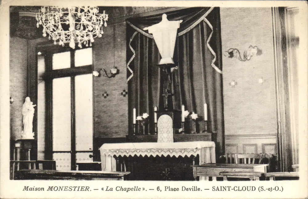 La Chapelle — Casa Monestier — Saint-Cloud (S.-et-O.) - Frente