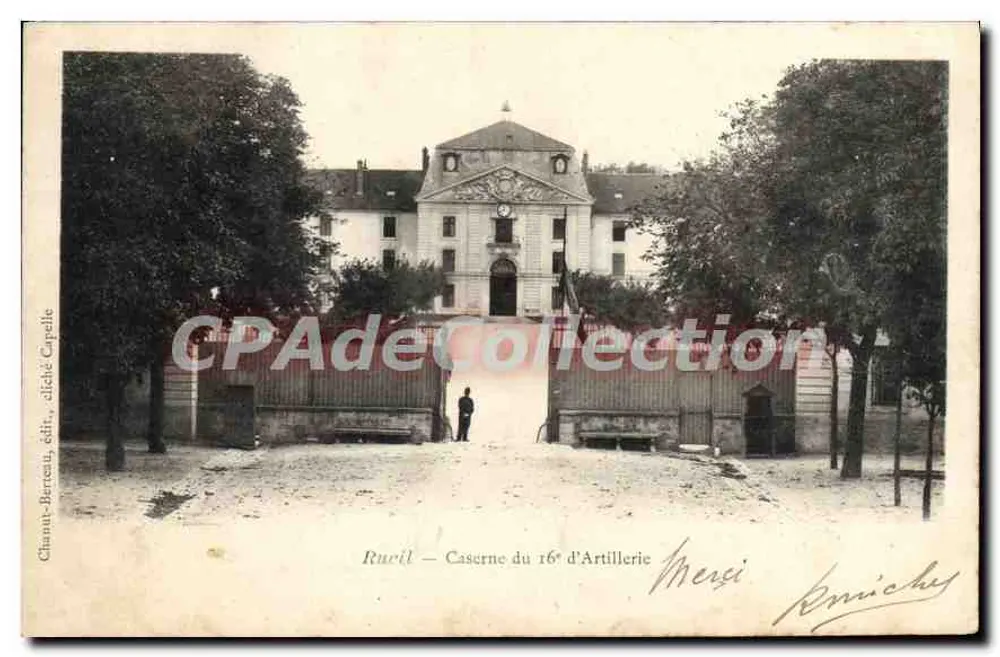 Rueil — Kasernen van het 16e Artillerie regiment — Chann-Berteau, uitgever, foto Capelle - Voorkant