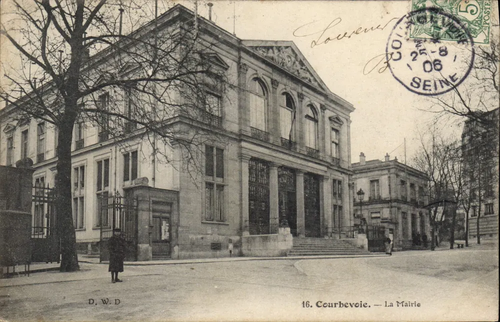 Courbevoie — La Mairie — D.W.D. n°16 - Voorkant