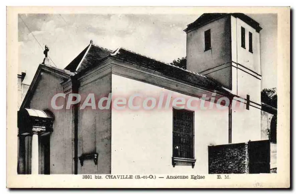 Chaville (S.-et-O.) — Igreja Antiga — E.M. 3801 bis - Frente