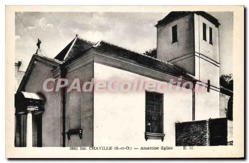 Chaville (S.-et-O.) — Igreja antiga — E.M. n° 3801 bis - Frente