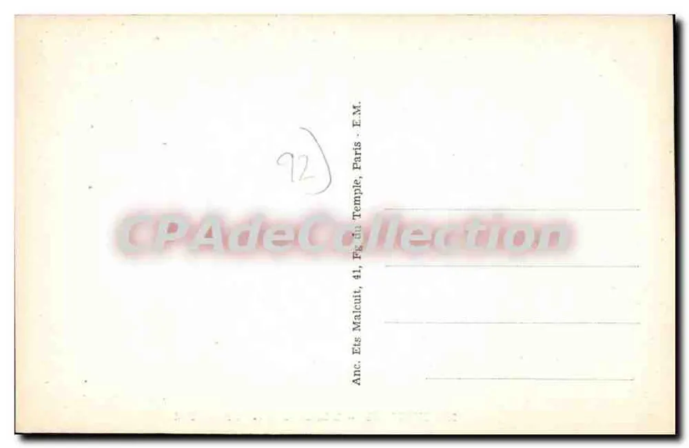 Suresnes — A Escola ao ar livre — E.M. n°339 - Verso