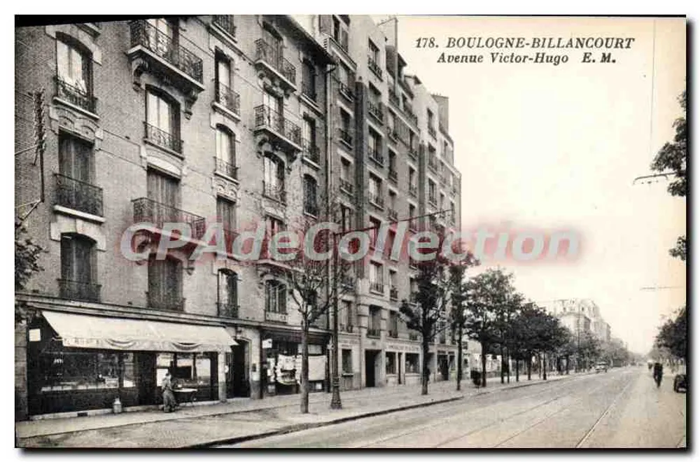 Boulogne-Billancourt — Avenue Victor-Hugo — E.M. n°178 - Vorderseite