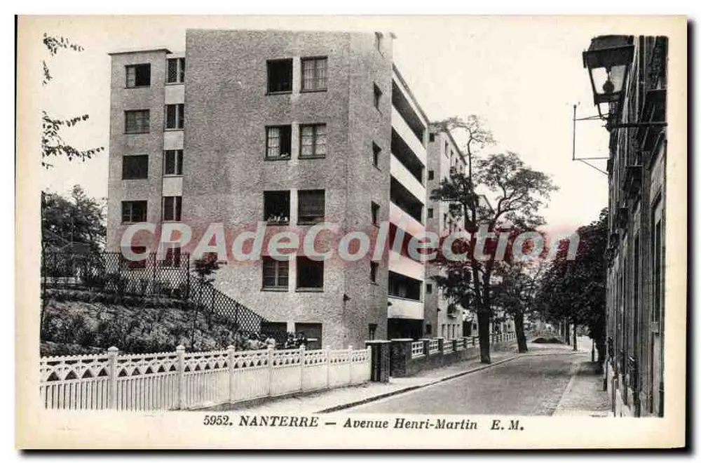Nanterre — Avenida Henri-Martin — E.M. n°5952 - Frente