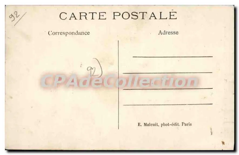 Neuilly-sur-Seine — Kirche St-Pierre — E.M. Nr. 3453 - Rückseite
