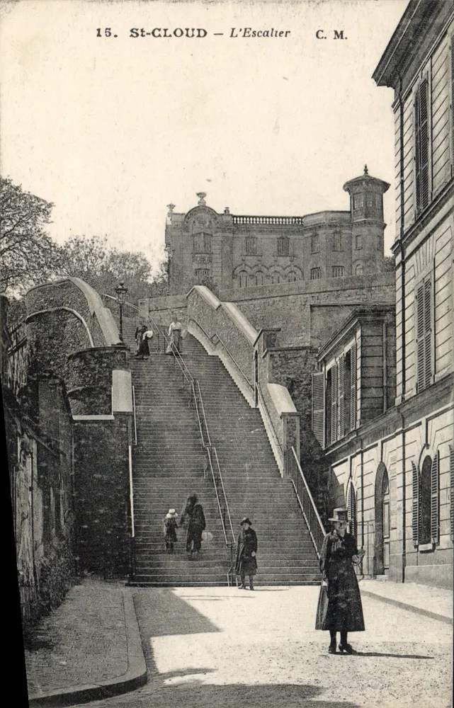 St-Cloud — L'Escalier — C.M. n°15 - Recto