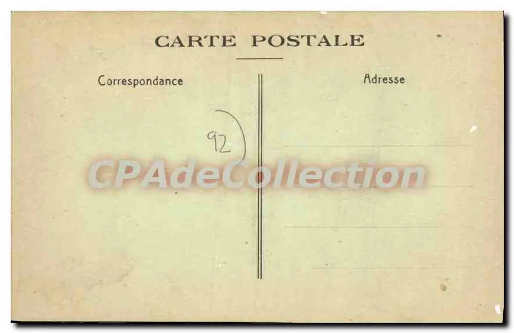 Fontenay-aux-Roses — Château Boucicaut — L. Basie, Foto in Paris - Rückseite