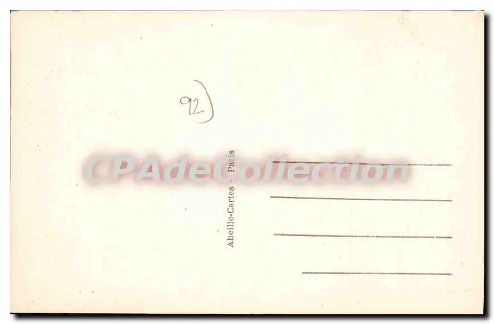Neuilly-sur-Seine — Boulevard Bourdon — Das Krankenhaus — Edit. Terreau - Rückseite