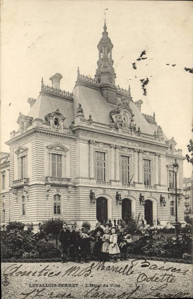 Levallois-Perret — Das Rathaus — Verlag: M.S. Barnelle Odette - Vorderseite