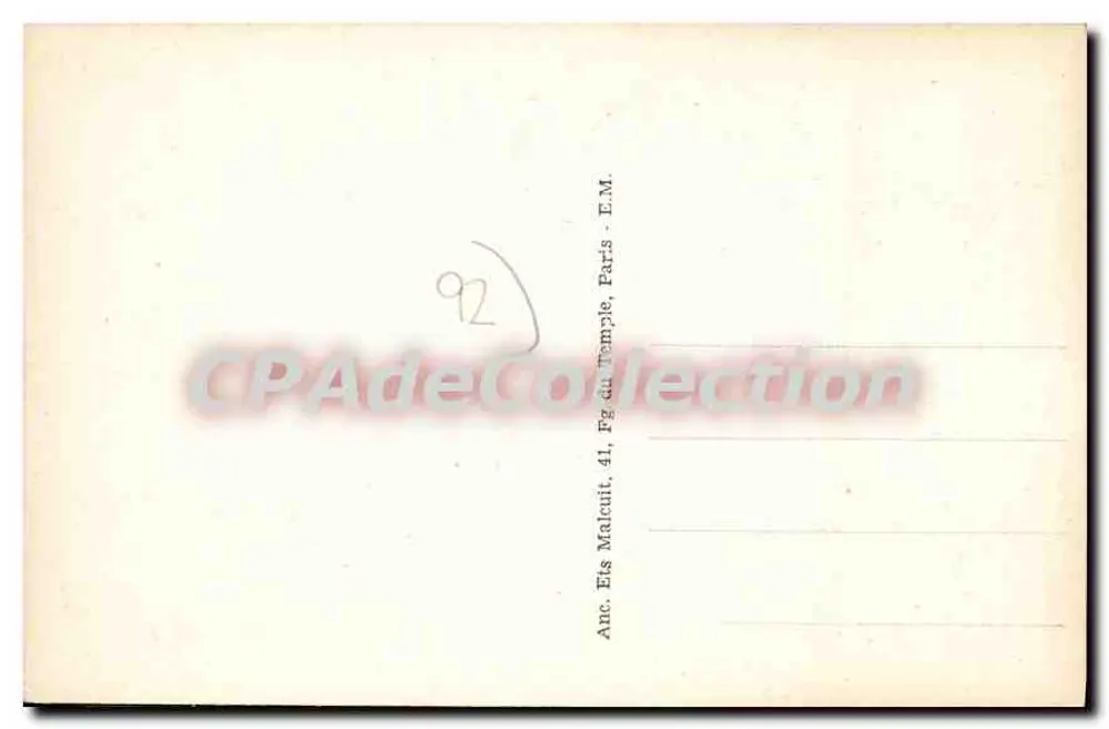 Suresnes — Vista geral — E.M. n°314 - Verso