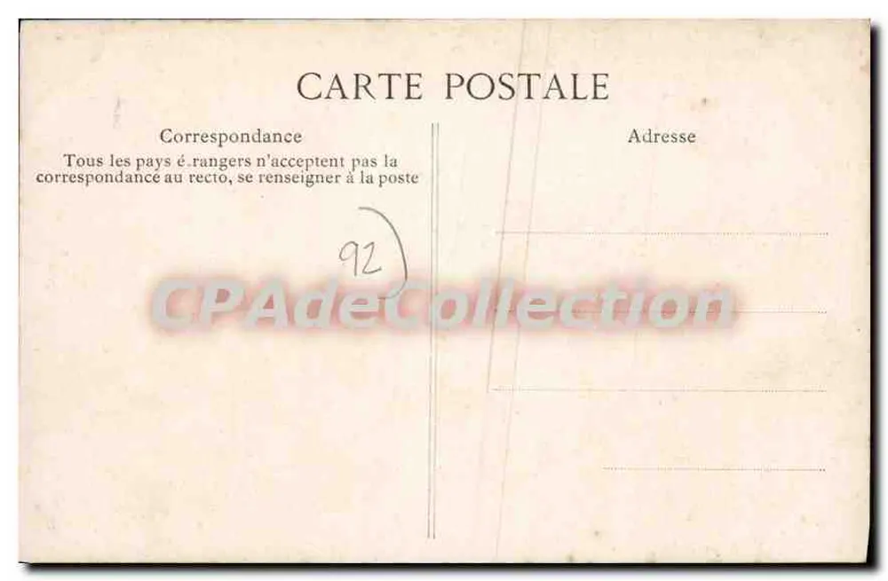 SAINT-CLAUDE — O Embarcadouro dos Bateaux Parisiens — Editor não identificado, n° de série 6 - Verso