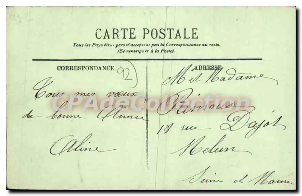 Boulogne-sur-Seine — Ansicht der Seine — LL. - Rückseite