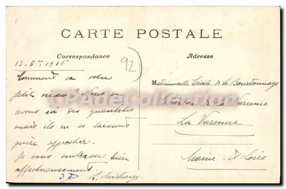 Neuilly-sur-Seine — Institution Sainte-Geneviève — CPAdeCollection - Rückseite