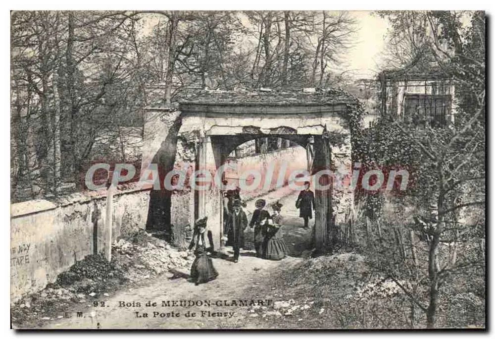 Bois de Meudon-Glamart — La Porte de Fleurry — E. M. (éditeur) - Vorderseite